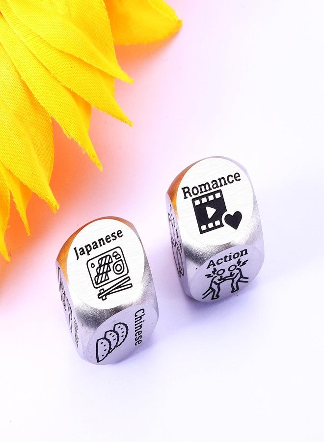 Aeonovs Valentines Gift for Him Her 2026, Food Dice, Movie Night Supplies, Mens Valentines Day Gifts Baskets, Stocking Stuffers for Adults, Popular Gifts for Men, Navidad, Tenzi Dice Game - Image 2